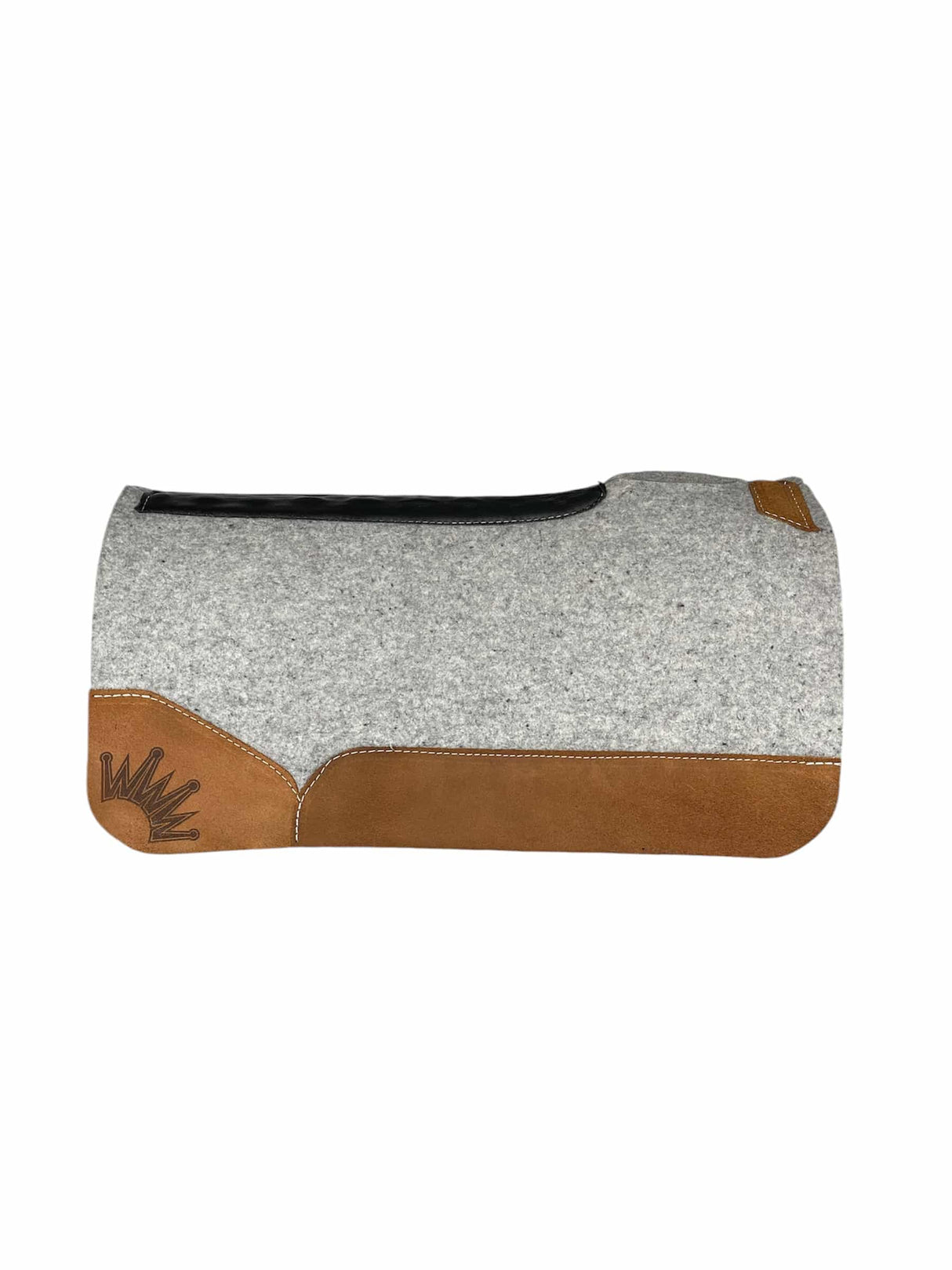 30x30 1" Kush Gray Wool Saddle Pad (#108297)
