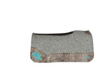 28x28 3/4" Kush Gray Wool Saddle Pad (#111459)