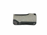 28x28 3/4" Kush Gray Wool Gooseneck Saddle Pad (#111454)