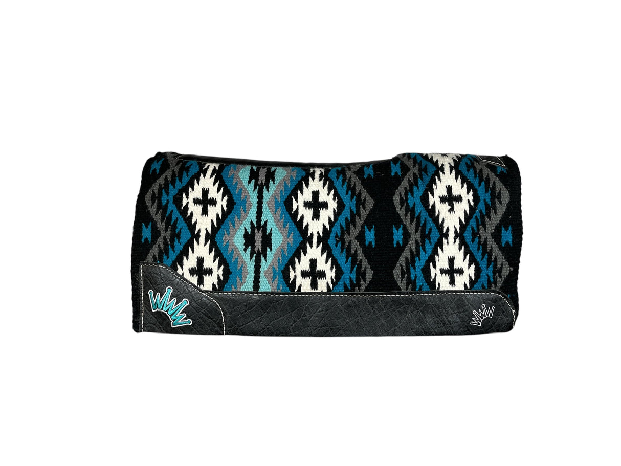 34x36 Navajo 1" Kush Wool Saddle Pad (#111620)