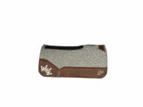 25x25 1" Kush Gray Wool PONY Saddle Pad (#111673)