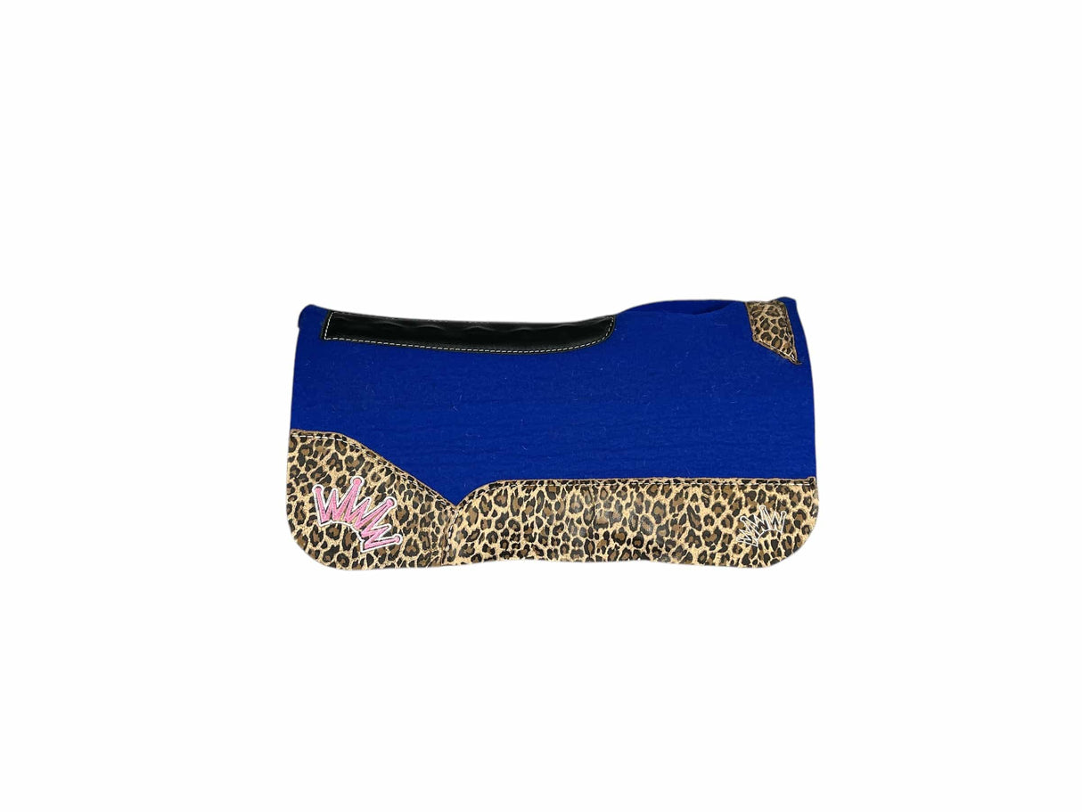 25x25 1" Kush Blue Wool PONY Saddle Pad (#111675)