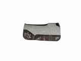 25x25 1.25" Kush Gray Wool Deep Contour PONY Saddle Pad (#111699)