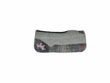 25x25 1" Kush Gray Wool PONY Saddle Pad (#111763)