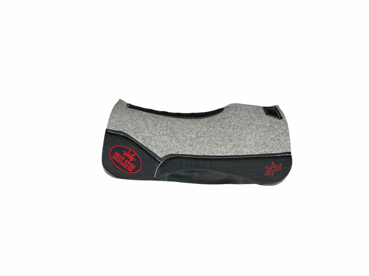 25x25 1" Kush Gray Wool Deep Contour PONY Saddle Pad (#111753)
