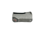 25x25 1" Kush Gray Wool PONY Saddle Pad (#111758)