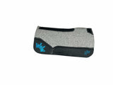 25x25 1" Kush Gray Wool PONY Saddle Pad (#111781)