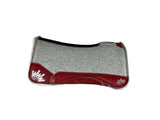 32x32 1" Kush Gray Wool Fleece Deep Contour Saddle Pad (#111794)