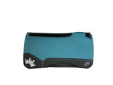30x30 3/4" Turquoise Kush Wool Saddle Pad (112013)