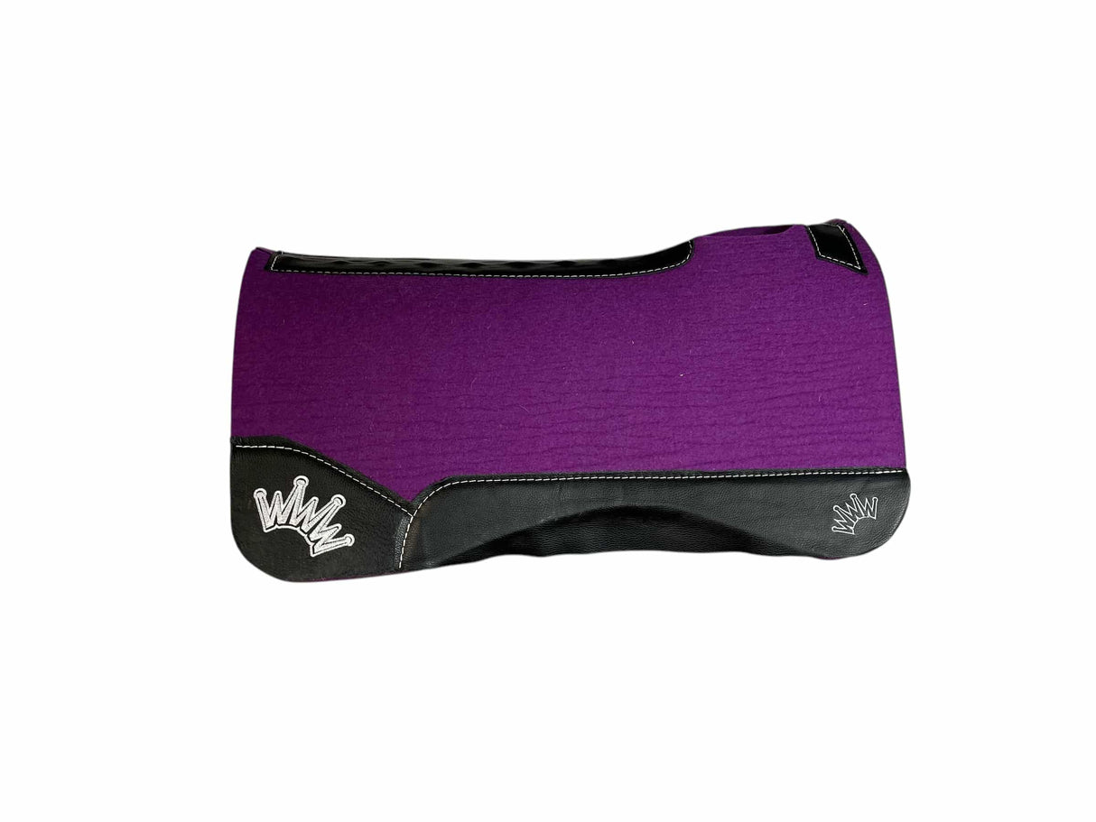 32x32 1" Kush Purple Wool Saddle Pad (#112017)