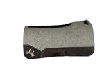 32x32 1.25" Kush Gray Wool Saddle Pad (#112212)
