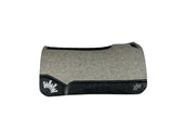 32x32 1.25" Kush Gray Wool Saddle Pad (#112200)