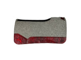 32x32 1" Kush Gray Wool GOOSENECK Saddle Pad (#112283)