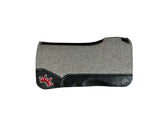 32x32 1" Kush Gray Wool GOOSENECK Saddle Pad (#112279)