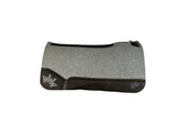 32x32 1.25" Kush Gray Wool Saddle Pad (#112761)