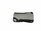 28X28 1.25" Kush Gray Wool Saddle Pad (#112814)