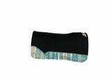 30x30 1.25" Kush Black Wool Saddle Pad (#112816)