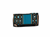 34x36 3/4" Kush Gray Wool Navajo Saddle Pad (#113075)