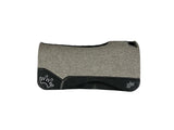 32x32 3/4" Kush Gray Wool DEEP CONTOUR Saddle Pad (#113103)