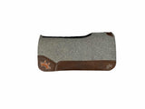 32x32 3/4" Kush Gray Wool GOOSENECK Saddle Pad (#113152)