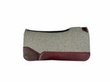 32x32 3/4" Kush Gray Wool DEEP CONTOUR Saddle Pad (#113150)