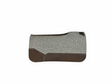 28x28 3/4" Kush Gray Wool DEEP CONTOUR Saddle Pad (#113163)