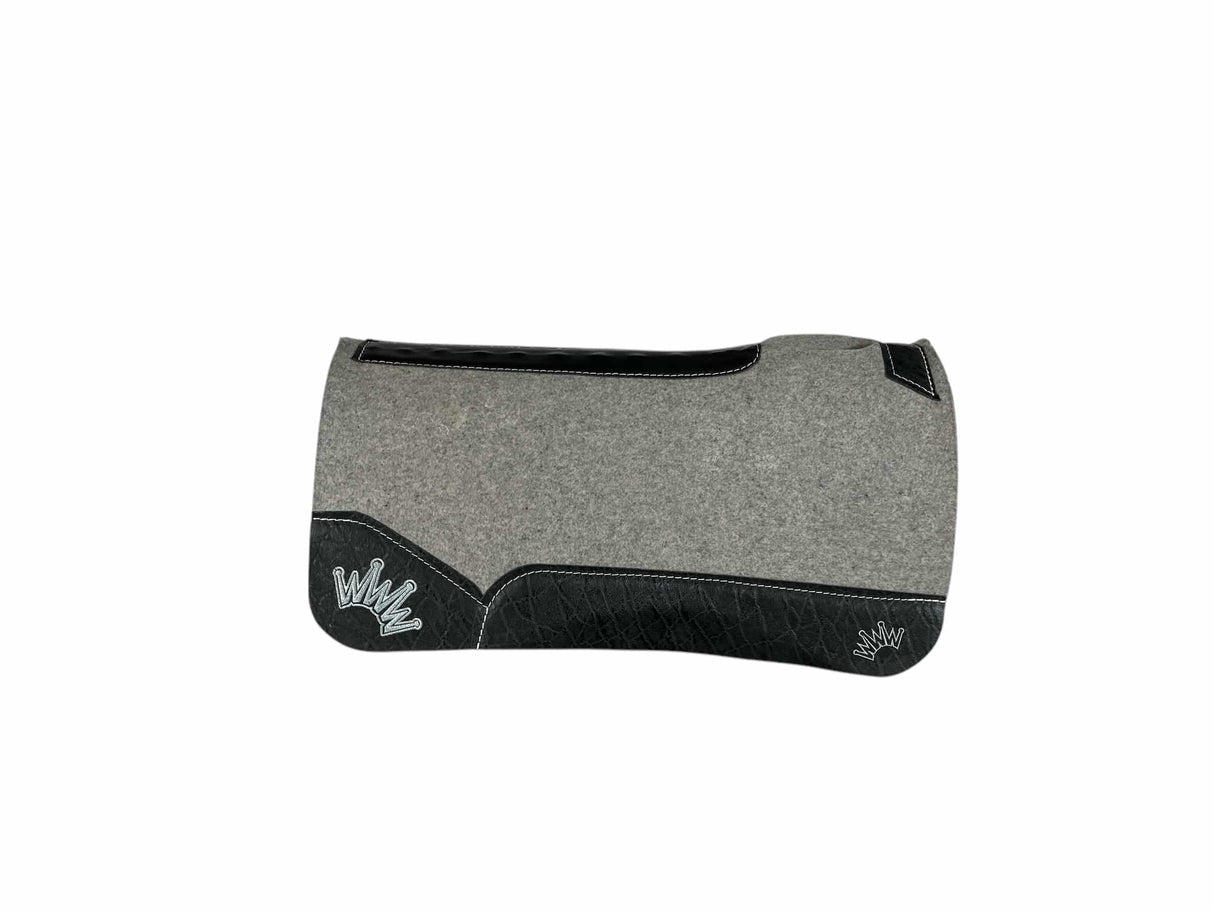 30x30 3/4" Kush Gray Wool Saddle Pad (#113171)