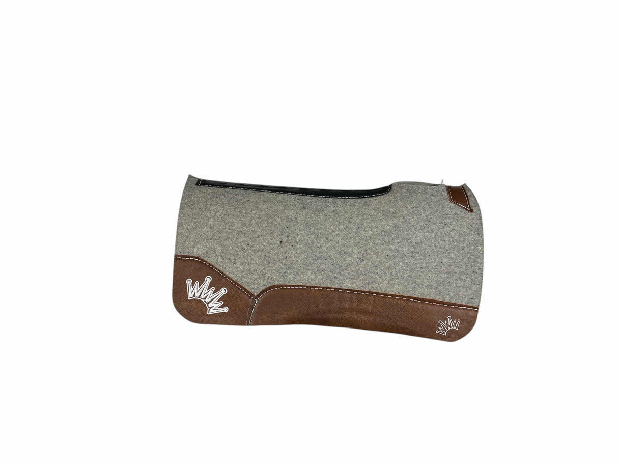 30x30 3/4" Kush Gray Wool Saddle Pad (#113194)