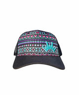 Trucker Hat High Pony Aztec Print