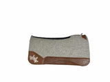 32x32 1" Kush Gray Wool DEEP CONTOUR Saddle Pad (#113232)
