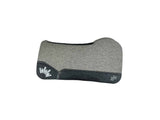 32x32 1" Kush Gray Wool OPEN EXTENDED WITHER Saddle Pad (#113240)