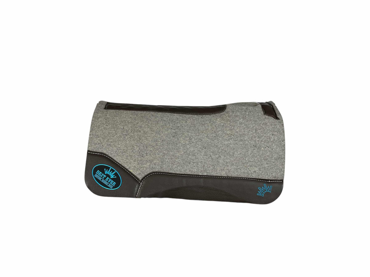 30x30 1.25" Kush Gray Wool Saddle Pad (#113255)
