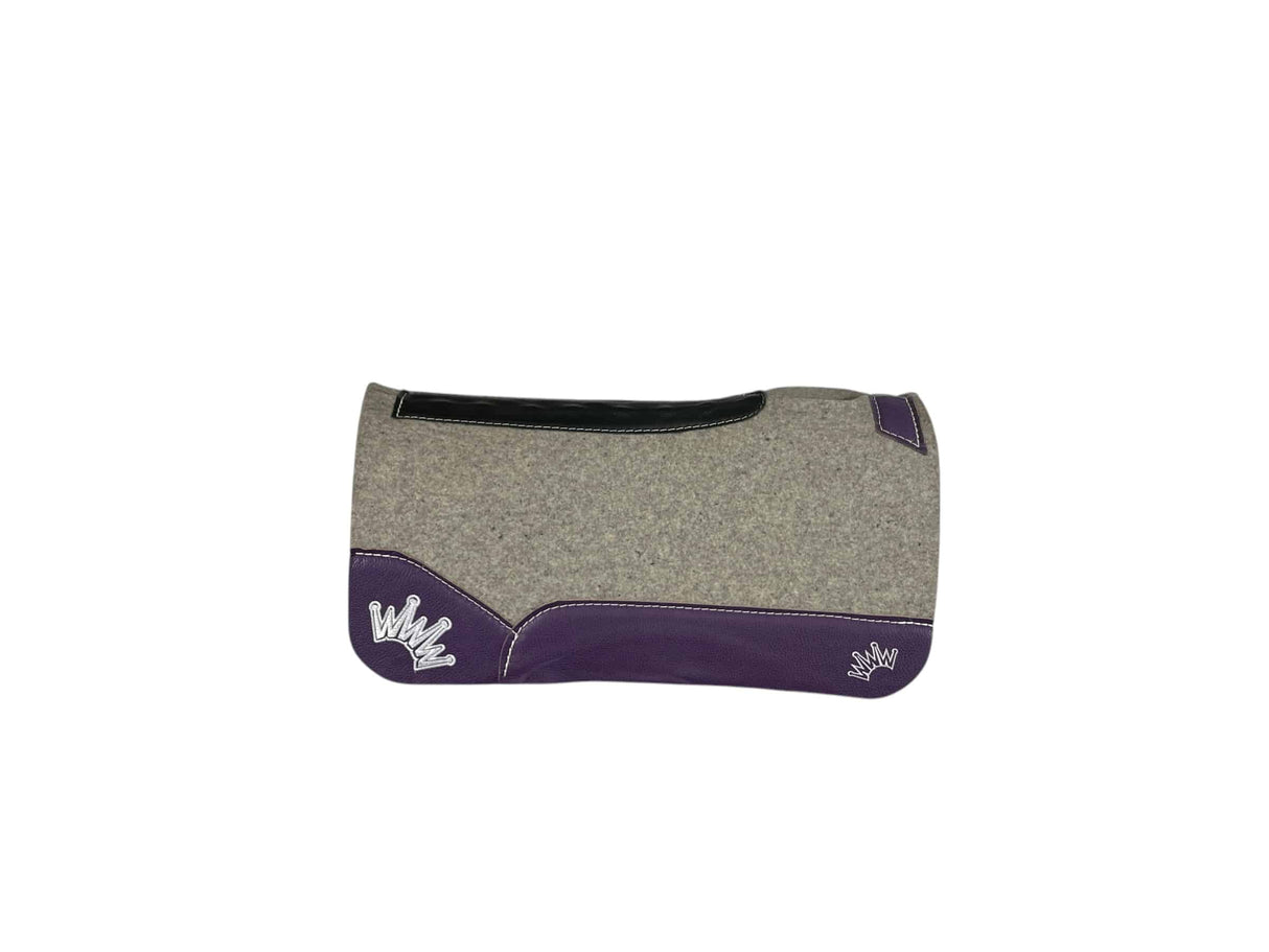28x28 3/4" Kush Gray Wool Saddle Pad (#113242)