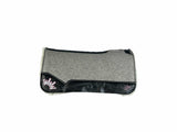 32x32 3/4" Gray Kush Fleece Saddle Pad (#113402)