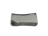 32x32 3/4" Gray Kush Fleece DEEP CONTOUR Saddle Pad (#113405)