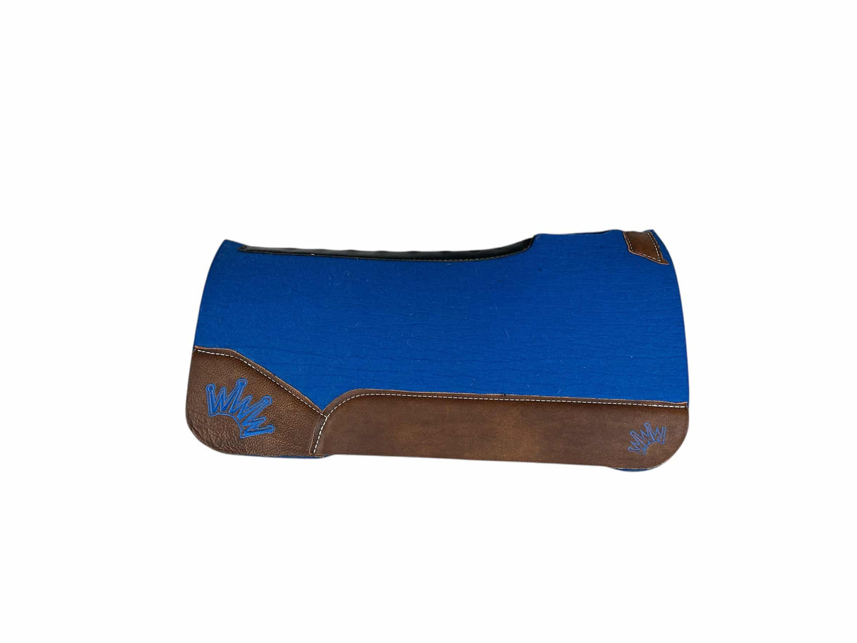30x30 1" Kush Blue Wool Saddle Pad (#114143)