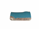 30x30 1" Kush Turquoise Wool Saddle Pad (#114155)