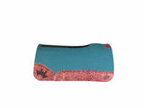 30x30 1" Turquoise Kush Wool Saddle Pad (#114157)