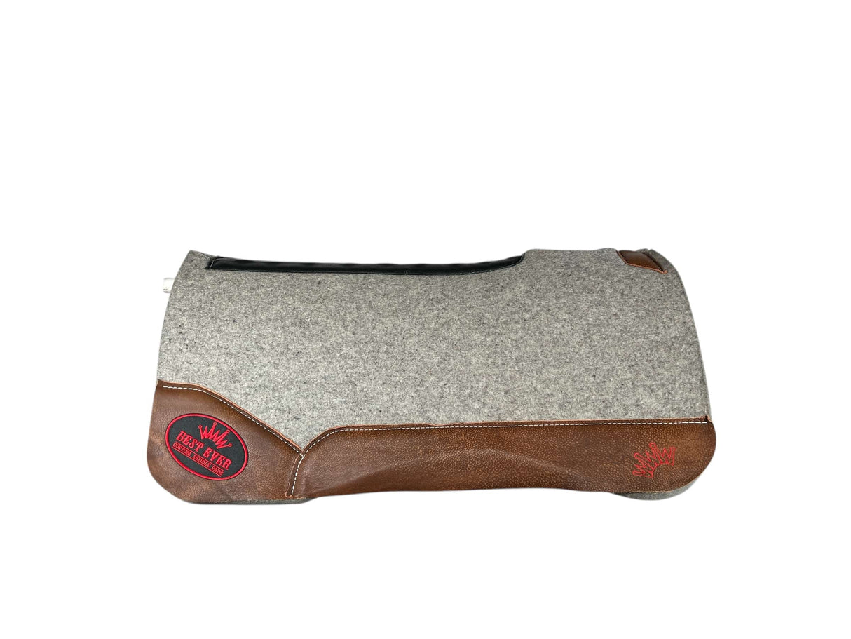30x30 1.25" Kush Gray Wool Saddle Pad (#114274)