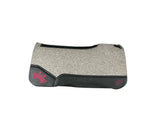 30x30 1.25" Kush Gray Wool Gooseneck Saddle Pad (#114278)