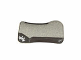 32x32 3/4" Gray Kush Fleece Open Extended Wither Saddle Pad (#115106)