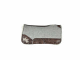 28x28 1/2" Gray Kush Fleece Saddle Pad (#115108)