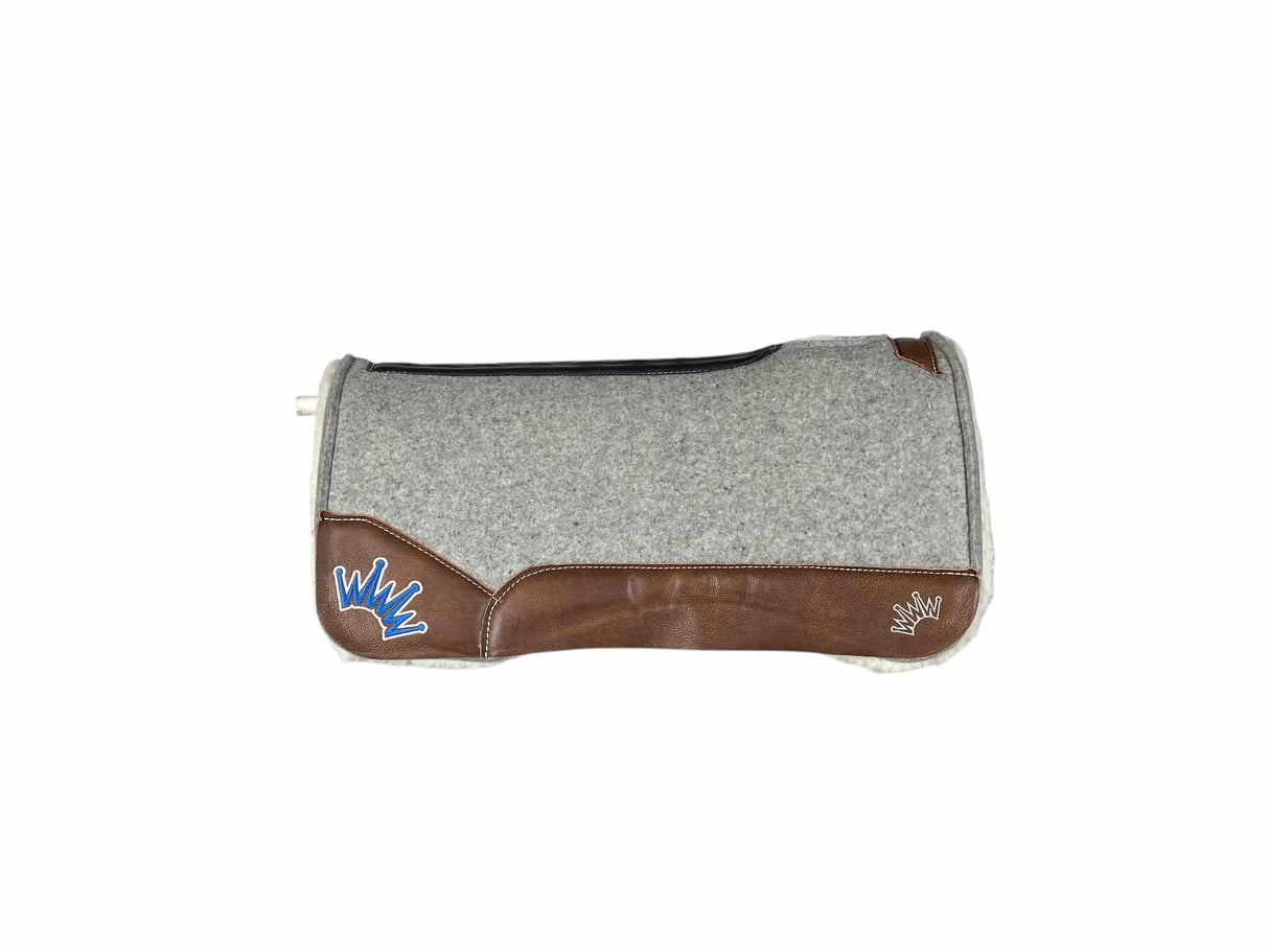 30x30 1/2" Gray Kush Fleece Saddle Pad (#115104)