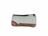 30x30 3/4" Gray Kush Fleece Saddle Pad (#115102)