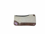 30x30 3/4" Kush Gray Wool Deep Contour Saddle Pad (#115652)