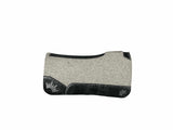 30x30 3/4" Kush Gray Wool Deep Contour Saddle Pad (#115655)