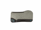 32x32 1" Kush Gray Wool Open Extended Wither Saddle Pad (#115735)