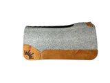 32x32 1.25" Kush Gray Wool Saddle Pad (#115826)