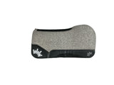30x30 1.25" Kush Gray Wool Open Extended Wither Saddle Pad (#116001)