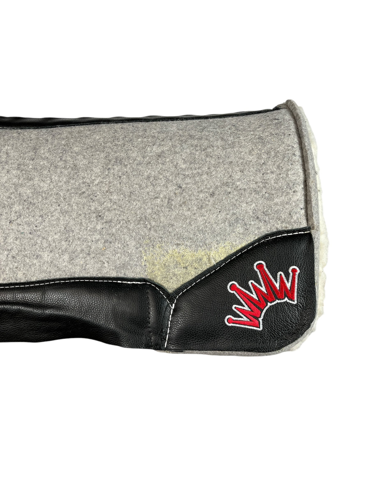 32x32 3/4" Gray Kush Fleece Saddle Pad (#116028)